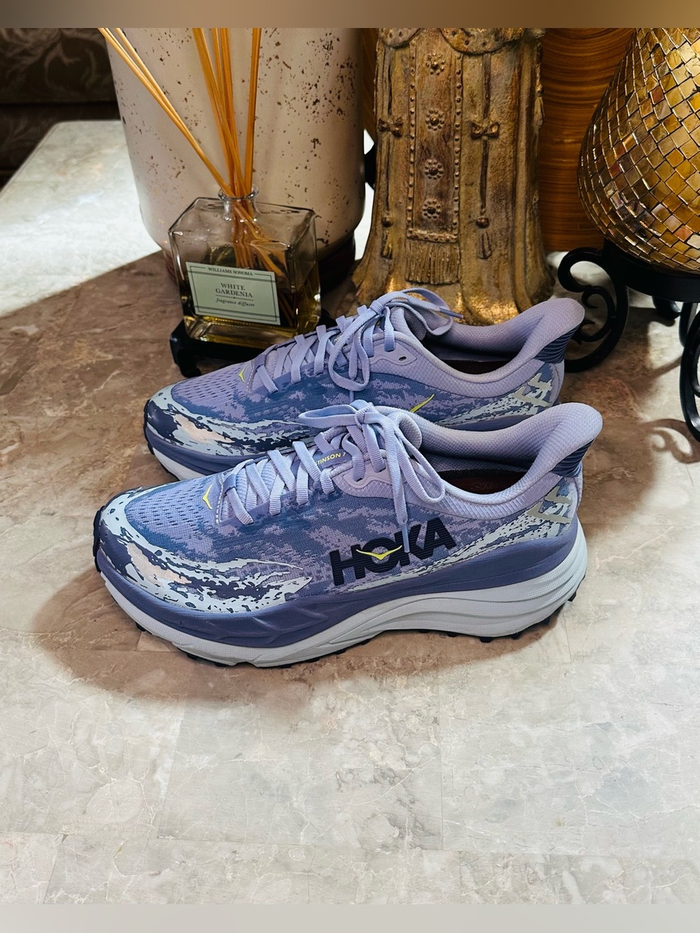 Women’s Hoka One One Stinson 7 Running Shoes Cosmic Sky/Meteor Size 9.5B